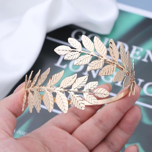 Vintage Leaf Bangle Bracelet Punk leaf Cuff Bracelet Gold Branch and Leaves Bangle Cuff Bracelet Open Leaf Bangle Cuff Bracelet for Women4
