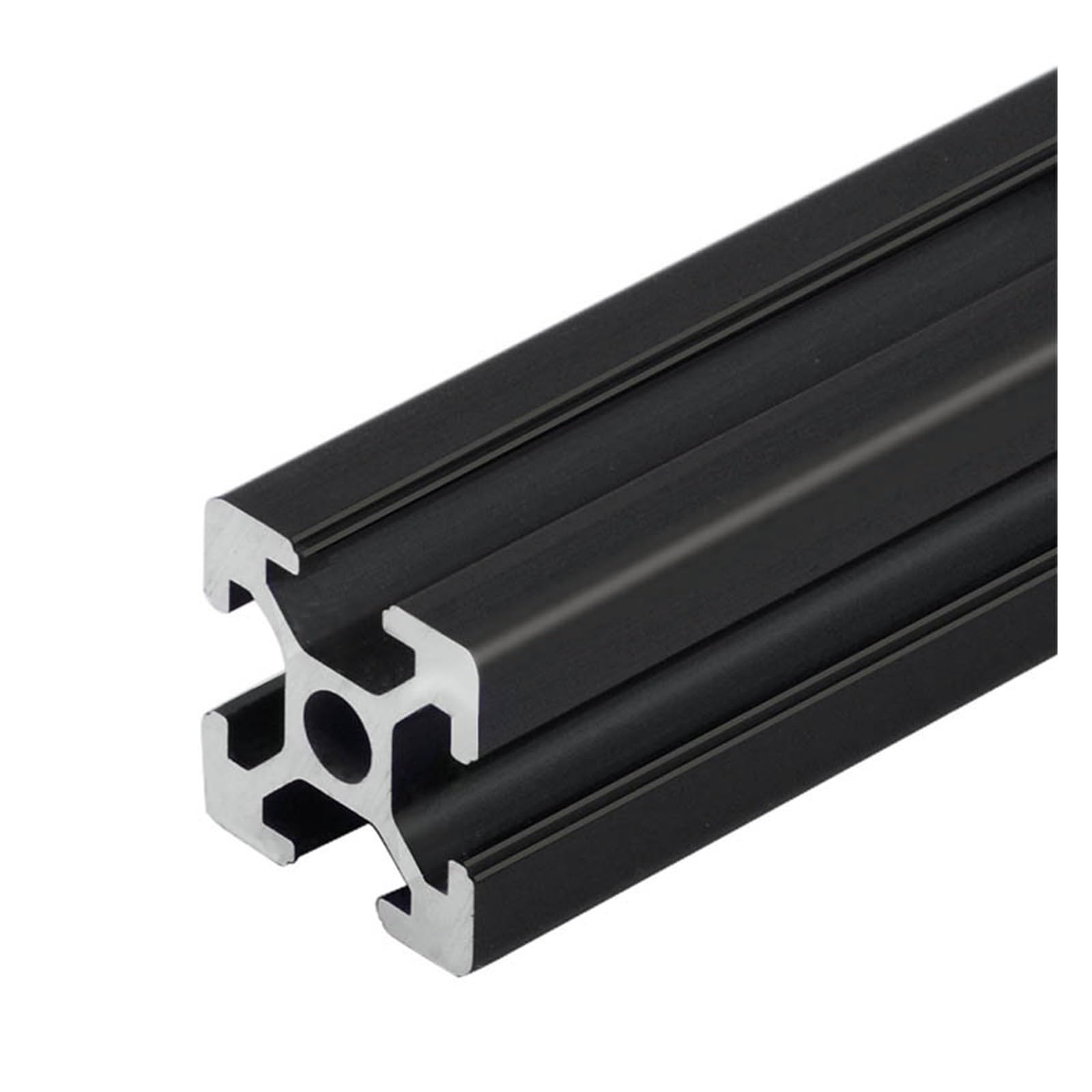 Keuqixmr 750Mm 2020 European Standard Black Aluminum Profile Extrusion 100Mm - 800Mm Length Linear Rail 500Mm For Cnc 3D Printer 1Pc(750Mm)