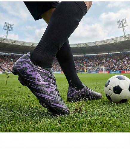 Image of XXUMA Unisex Faux Leather TPU Sole Football Shoes Durable Lightweightand Enhanced Grip
