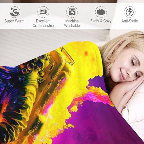 Couverture astronaute en flannel polaire douce et chaude multi-usage 130x150cm - 6
