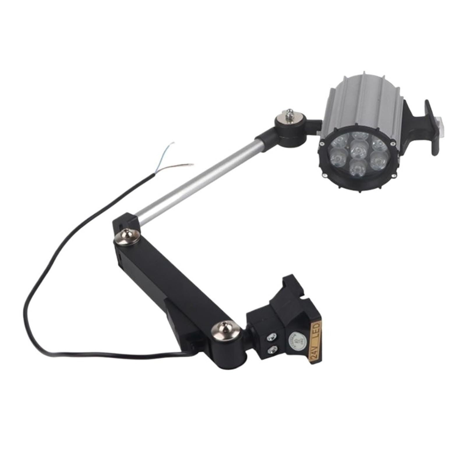 WXVFX Adjustable Multipurpose Worklight Long for Lathe Machine 7W 24V Screw