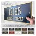 Metal Address Plaque Personalized Cast The Hartford Plaque. Display Your Address and Street Name. Custom House Number Sign.