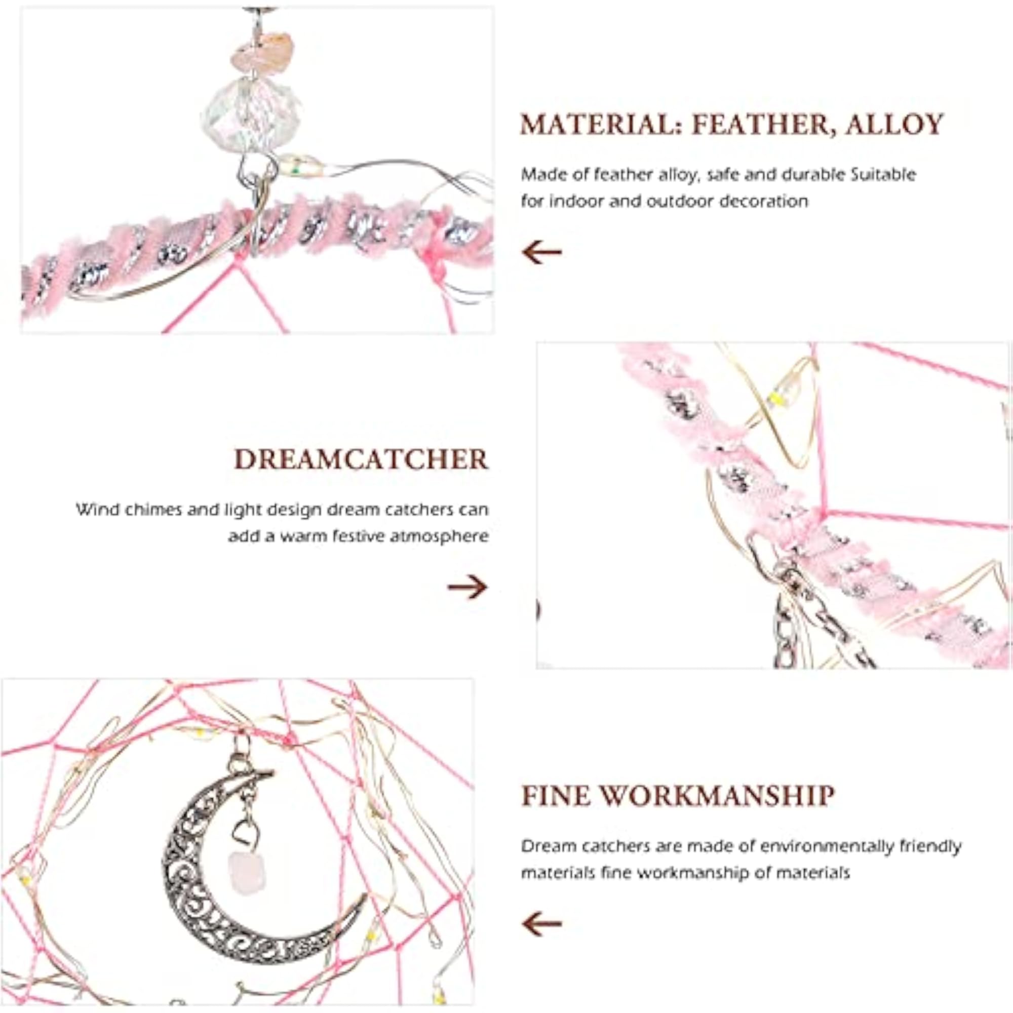 Dream Catcher Hanging Wall Decoration with Pretty Lights