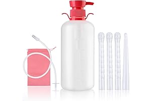 Reusable Empty Douche Bottle for Women - Safe, BPA-Free, Easy-to-Use Vaginal Cleanser