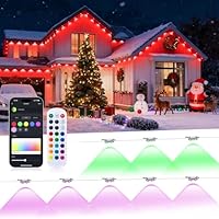 100-Ft Smart RGB Permanent Outdoor Christmas Lights w/ App & Remote only .20: eDeal Info