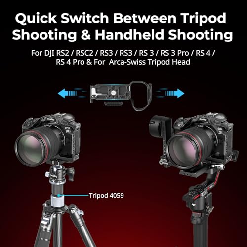 SMALLRIG Black Mamba Kit de Jaula para Cámara para Canon para EOS R5 Mark II con Asa Superior y Abrazadera de Cable Dedicada, Soporte para Cámara de Aleación de Aluminio - 4976 - imagen 5