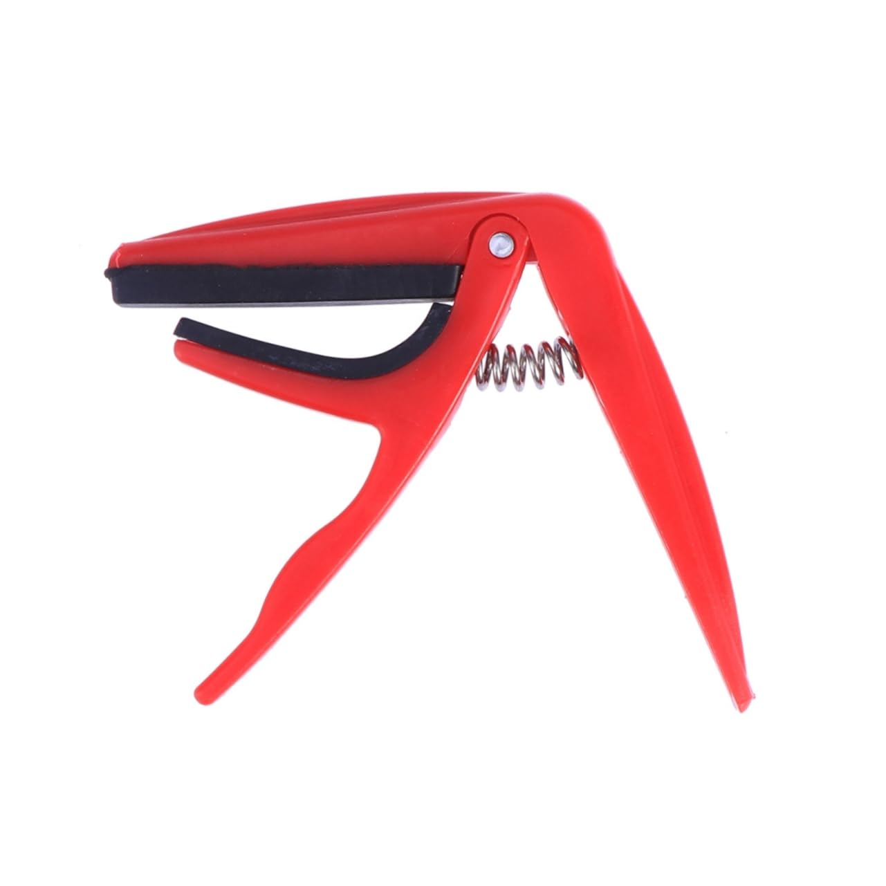 VANZACK Professional Ukulele Capo Zinc Alloy Capo for Guitar Ukulele and More Single Handed Design Durable and Easy to Use for Musicians and Beginners Red