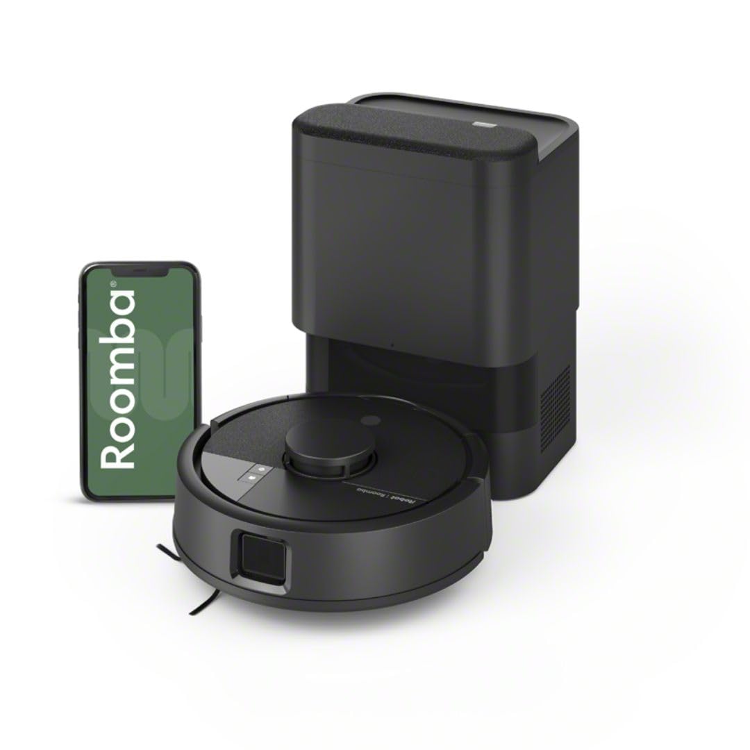 iRobot Roomba® Mini Saug- & Wischroboter + AutoEmpty™ Dock, Schwarz
