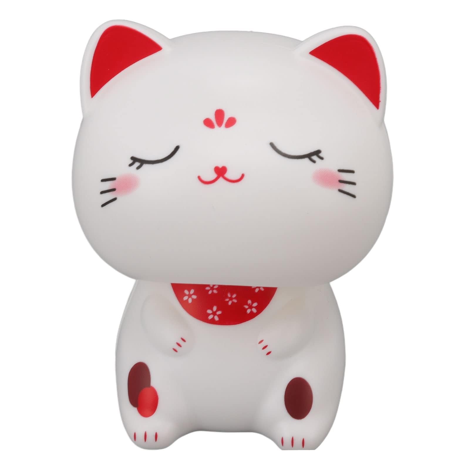 Amazon.com: Jwthee Solar Powered Lucky Cat Ornament, Nodding
