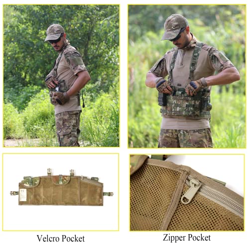 Chest Rig Militaire MOLLE II avec Tactical Assault Panel optimisé - 4