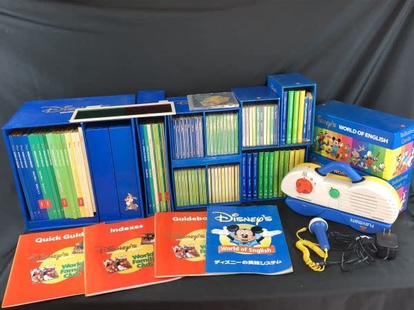 0u1k31-041 【動作OK】DWE ディズニー英語システム CD・DVD セット 8箱