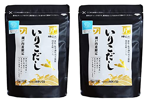 Kaneso Dashi Stock Pack, Irikodashi (Dried Sardines) Soup Base - All Natural Ingredients, No Salt, MSG-Free, 100% Made in Japan, 10g x 10 Packets (2pack) Kaneso Dashi Stock Pack, Irikodashi (Dried Sardines) Soup Base - All Natural Ingredients, No Salt, MSG-Free, 100% Made in Japan, 10g x 10 Packets (2pack)
