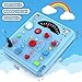 Busy Board Montessori Toys for Toddler 1 2 3 4 Year Old with 13 LED Lights, Sensory Toys Educational Learning for Toddlers 1-3, Activity Travel Toy Gifts for 1+ Year Old Boys and Girls