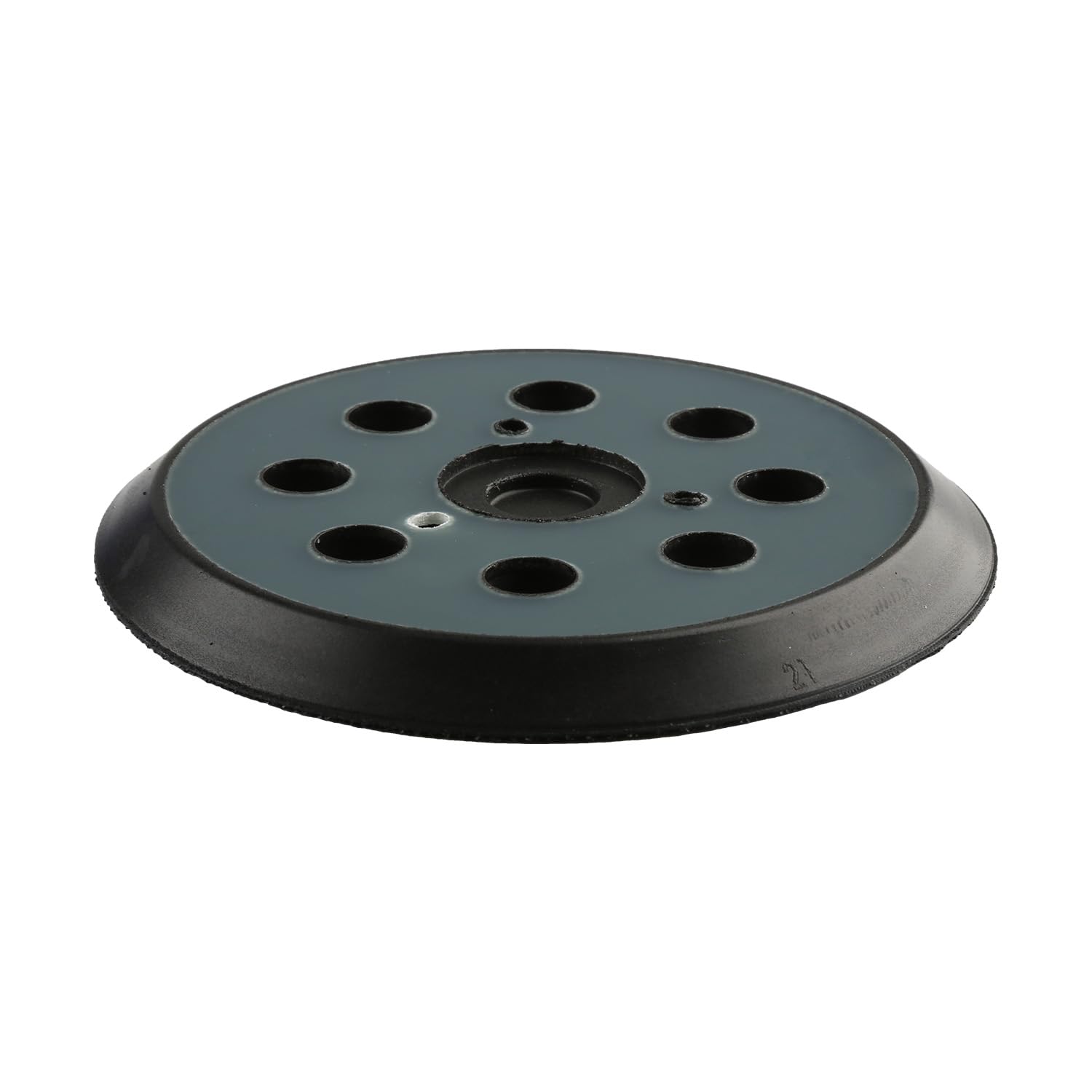 Wellrun 2Pcs 5 Inch 8 Hole Orbital Sander Backing Pad,3 Screw Replacement Hook and Loop Rubber Disc for M9204 BO5030 BO5031 DBO180Z BO8041