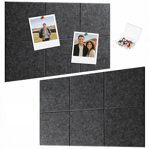 Tableau en feutre mural pour photos et mémos déco de bureau à la maison