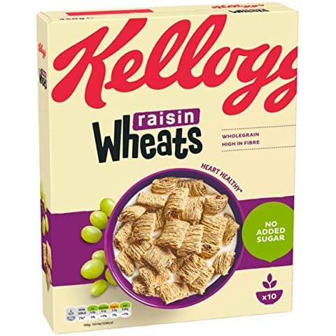 Kellogg's Wheats Raisin Breakfast Cereal 450g Cover