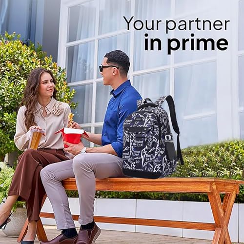 Image of Tinytot 30 Litre Waterproof School Backpack Bags for Women - Large 19 Inch Laptop Bag for Boys &Girls 12+ Years, College Bag for Girls and Boys, Men, Women - Ideal for Office, Travel, School, College