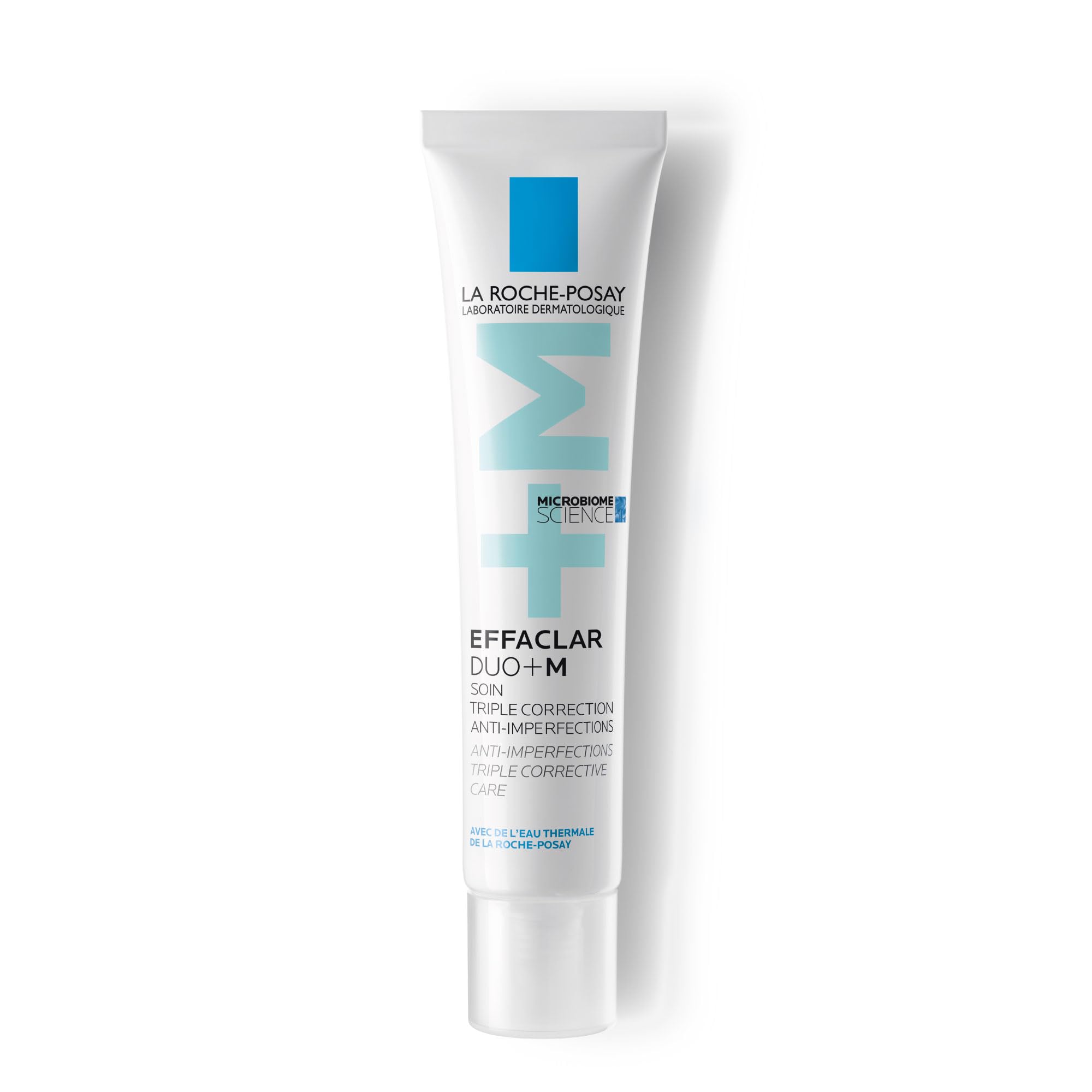 La Roche Posay Effaclar Duo + M, Trattamento Tripla Correzione Anti-Imperfezioni, Per Pelli Grasse a Tendenza Acneica, Effetto Anti-Ricomparsa, Con Phylobioma, Procerad e Niacinamide, 40 ml