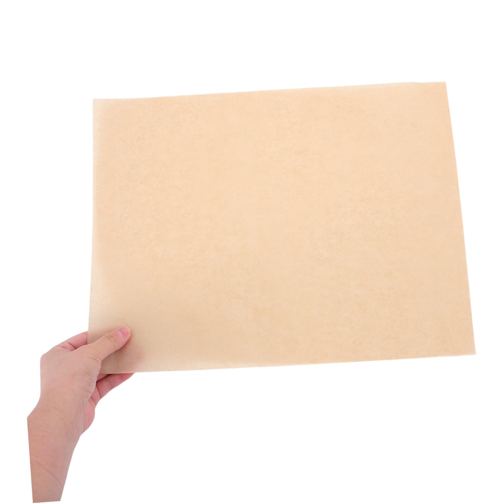 100 Hojas Papel Pergamino sin Blanquear, Resistente al Calor, Antiadherente, Rectangular Precortado para Hornear, Freidora de Aire, Vapor y Barbacoa