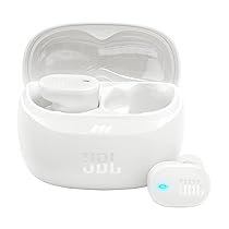 JBL Tune Buds 2 Auricolari Bluetooth True Wireless con Cancellazione del Rumore, 48 Ore di Autonomia, Resistenti ad Acqua e Polvere IP54, Connessione Multipoint, Design Chiuso In-Ear, Bianco