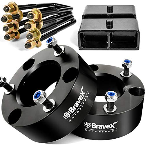 Bravex 3" Front and 2" Rear Full Leveling Lift kit for 2007-2020 Chevy Silverado 1500 GMC Sierra 1500, Replacement for 3 inch Leveling kit + 2 inch Leveling kit