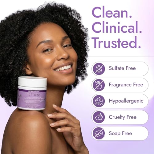 Image of DERMAdoctor KP Bump Eraser Body Scrub with 10% AHAs + PHAs for Keratosis Pilaris, Dry, Rough, and Bumpy Skin, Dermatologist Formulated Exfoliating Body Scrub with Glycolic and Lactic acids - 32 oz