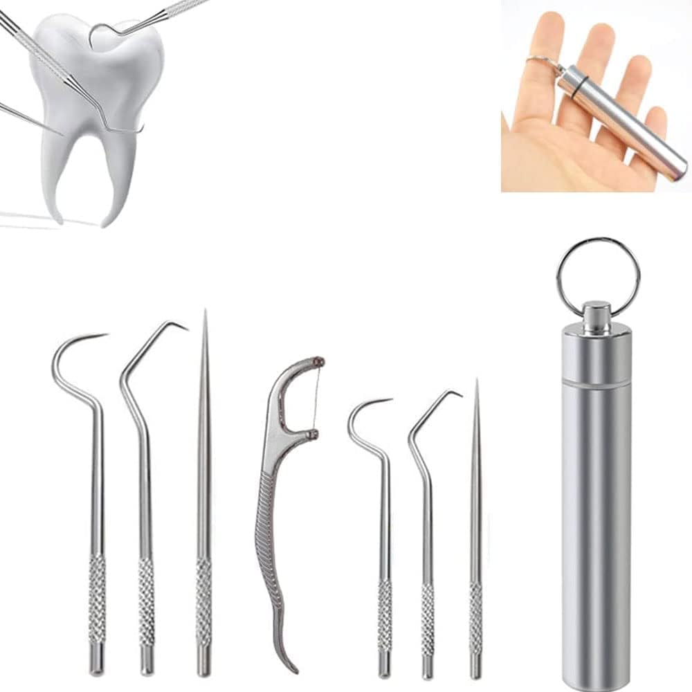 Yopple Plaque Remover for Teeth, Professional Teeth Cleaning Kit with Dental Pick, Tartar Remover & Dental Tools, Oral Care Dental Cleaning Kit & Dental Tools to Remove Plaque and Tartar at Home