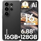 Blackview Wave 10C Telefono Movil Baratos Buenos Android 16, 6,88" HD+ IPS, 32+13MP,16+128GB/1TB TF Smartphone, 5000mAh Mobiles Libres Oferta/GPS/Face ID/WiFi 5G/3 Ranura/3.5mm/3 Años Garantía