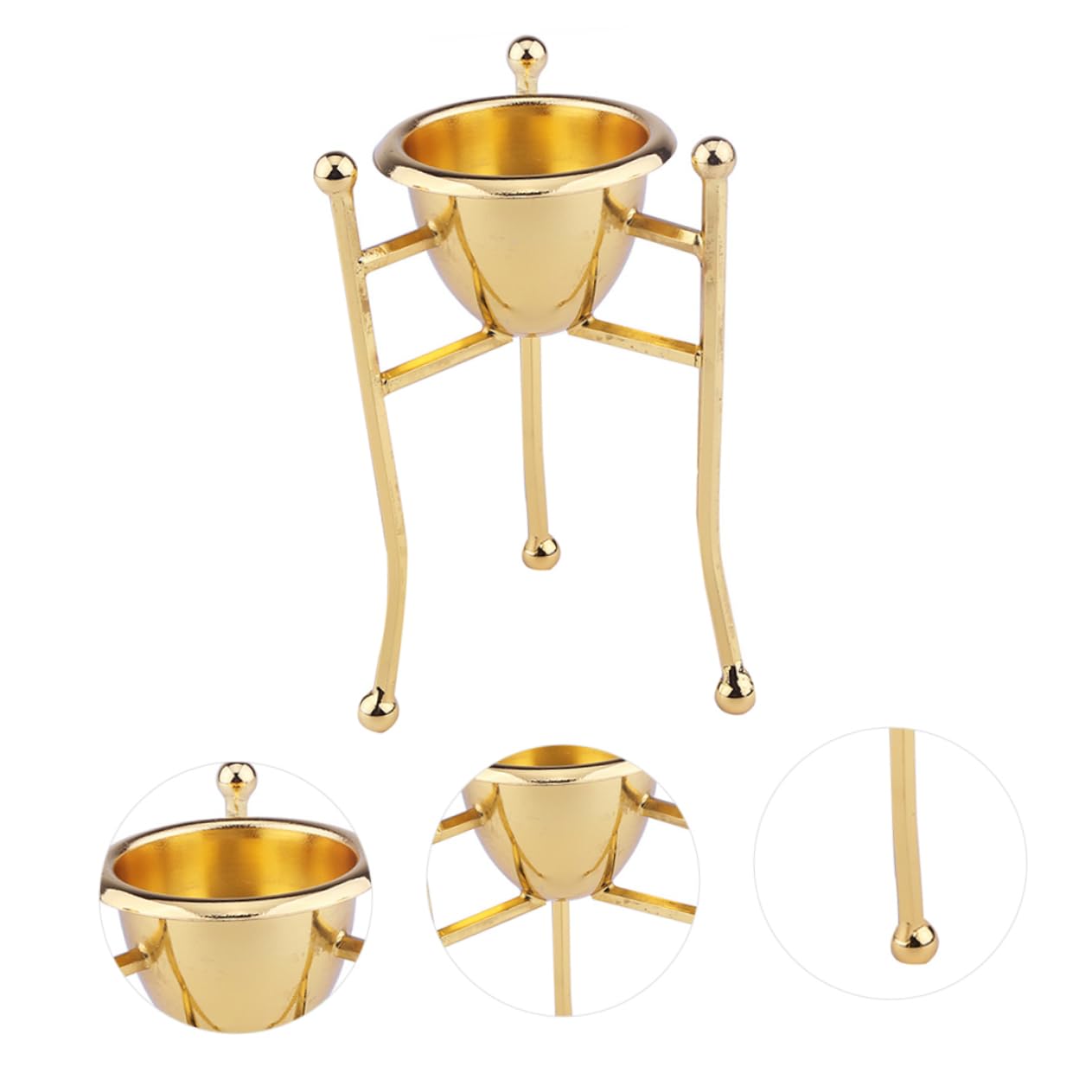 MAGICLULU 2pièces Support Œufs Cuivre Pur Doré Support pour Œufs Vapeur pour Déjeuner Décoration De Pâques