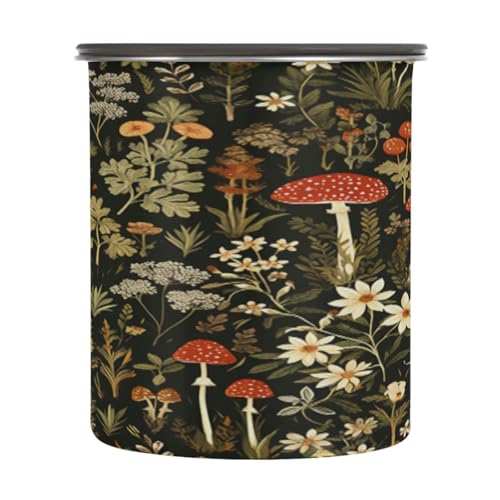 Canister para café hermético de acero inoxidable 900ml
