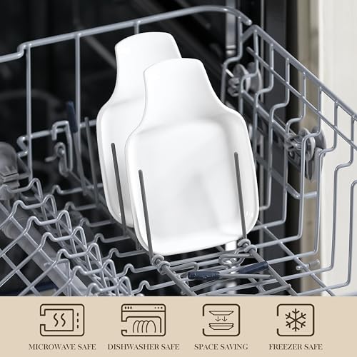 Image of MALACASA Spoon Rest, Large Spoon Rests for Stove Top, Porcelain Spoon Holder for Kitchen Counter, Utensils Rests, Cooking Spoon Holders for Spatula Ladle Tongs, Ivory White, Series REGULAR