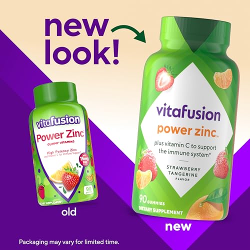 Vitafusion Zinc and Vitamin C Gummies | 90 Gummy Vitamins - image 2