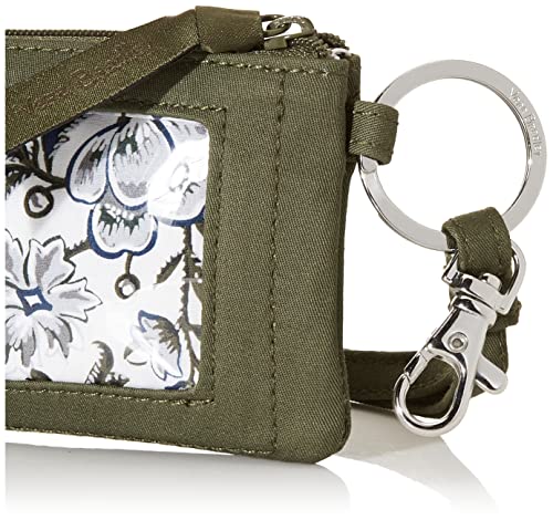 Vera Bradley Women's Zip Id Case And Lanyard Combo, Climbing Ivy Green-Recycled Cotton, One Size #TOP2