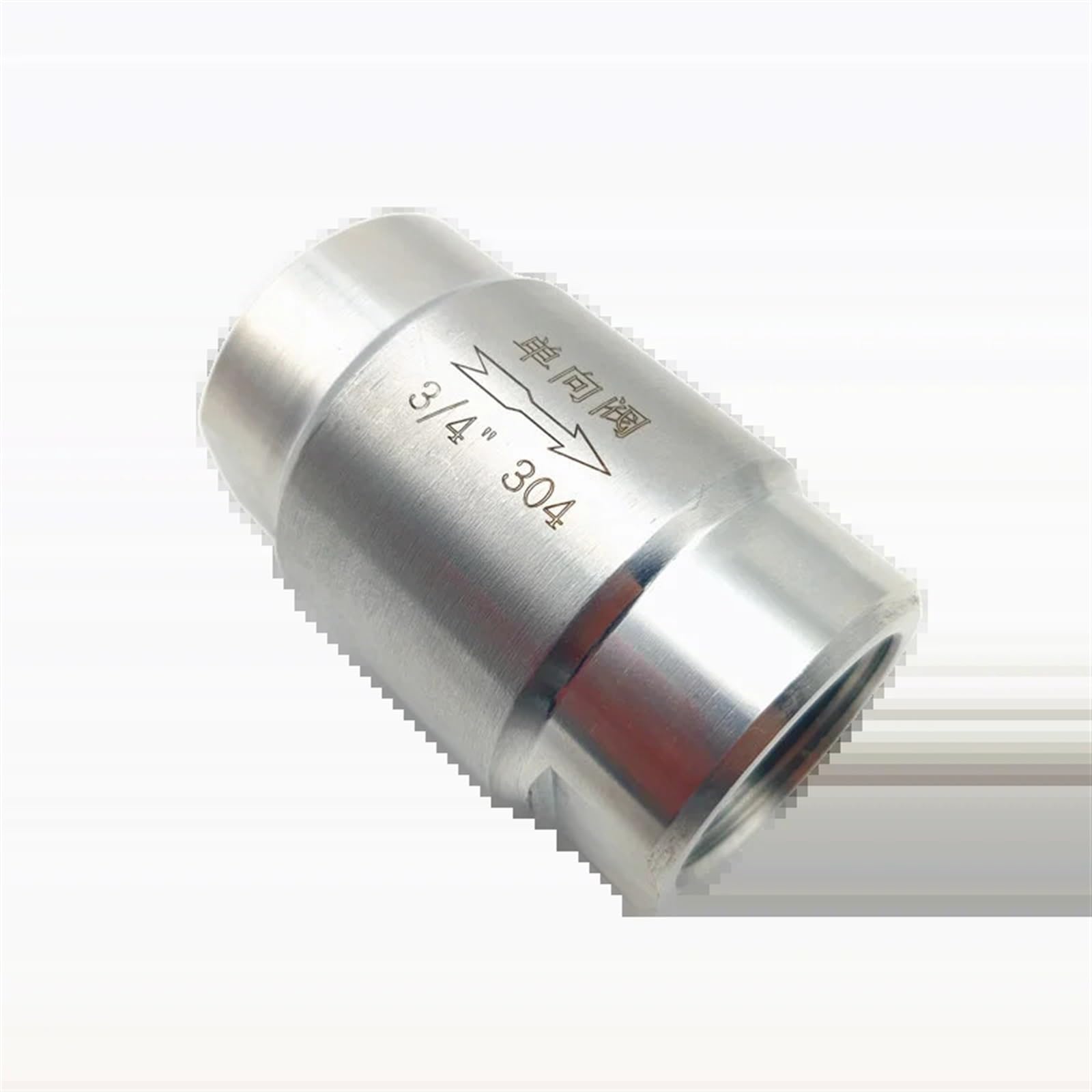 MREVTWNLE Válvula unidireccional de Acero Inoxidable 304, válvula de retención de Rosca Macho de 1/8" 1/4" 3/8" 1/2" 3/4" 1" 6.4Mpa(45355)