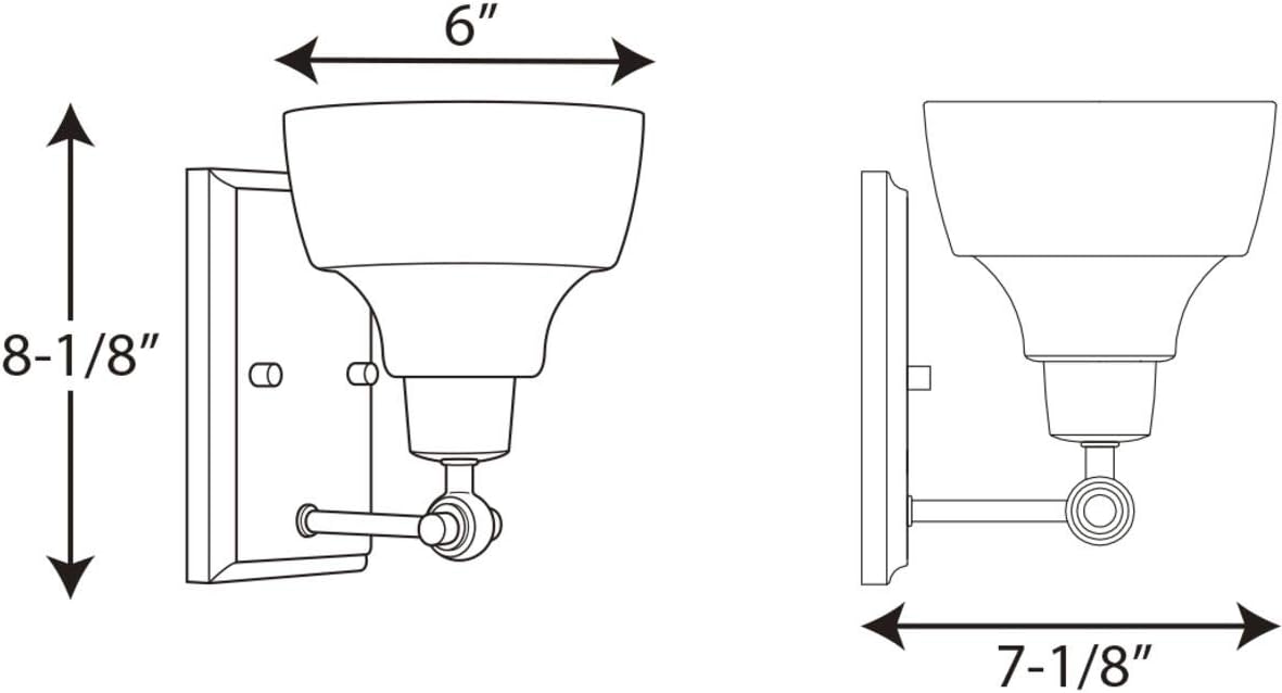 Best Quality 🔥 Bramlett Collection 1-Light White Metal Shade Coastal Bath Vanity Light Polished Chrome Promo 40% OFF Bramlett Collection 1-Light White Metal Shade Coastal Bath Vanity Light Polished Chrome