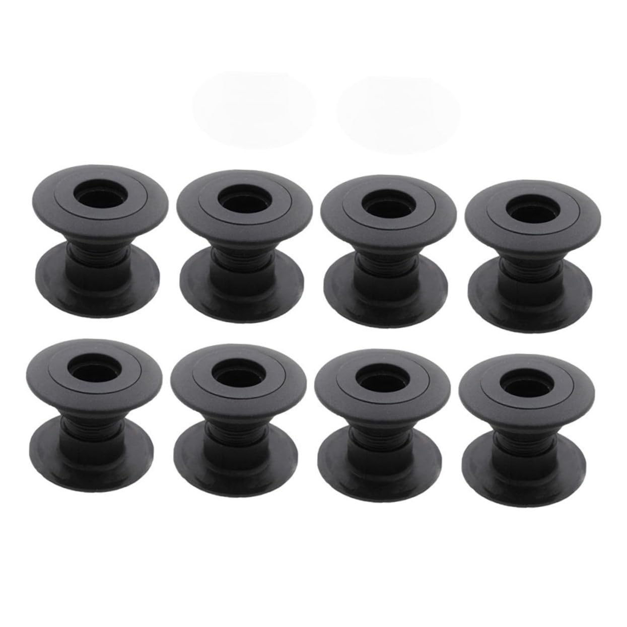 GRIRIW 8Pcs Foosball Bearing Rods for Table Football Accessories Durable Bumpers for Easy Installation and Replacement of Worn Parts Fit for Foosball Tables