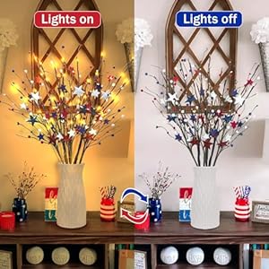6pcslightedpatrioticartificialflowers4thofjuly278fakeberrypicksstemswith60ledlightsbatteryoperatedredwhitebluetwigbranchesforindependencedayvasehomedecor Urban Country Home Decor 6 pcs lighted patriotic artificial flowers 4th of july 278 fake berry picks stems with 60 led lights battery operated red white blue twig branches for independence day vase home decor urban country home decor