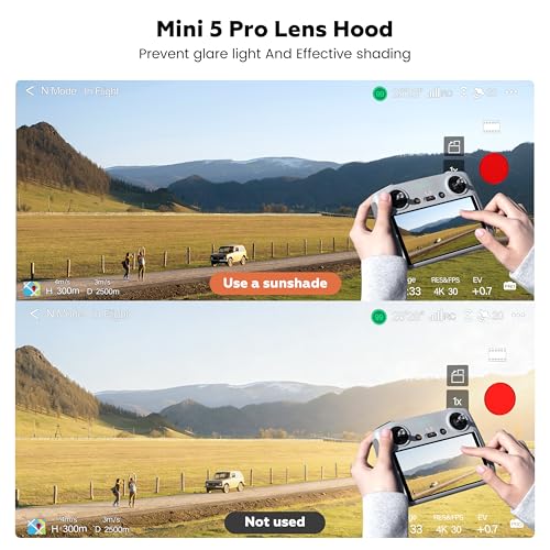 Image of STARTRC Mini 5 pro Lens Hood, Gimbal Cover for DJI Mini 5 Pro, Anti-Glare Sunshade Camera Protector, Quick Release Guard for Gimbal Motor Protection