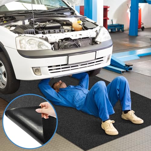 VAIAV Ölauffangmatte 150x 100 cm Ölmatte Garage Öl Auffangmatte Garagenmatte Auto Werkstatt Ölmatte