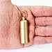 PPFISH Mini Brass Lighter - EDC Peanut Lighter Keychain - Waterproof Fire Starter Especially for Survival and Emergency Use