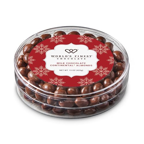 Holiday Continental® Almonds - Milk Chocolate - 15 oz - World's Finest Chocolate