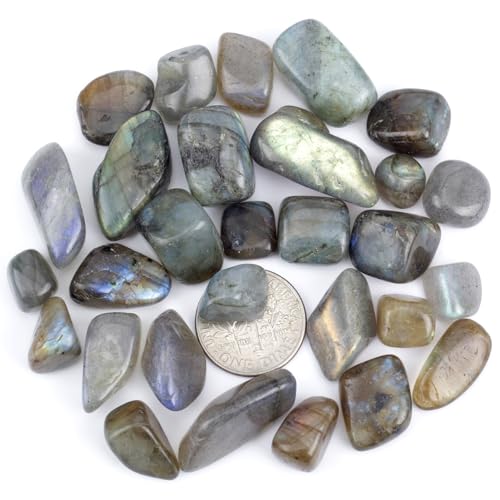 Image of ZenQ 1 lb Crystal Chips, Tumbled Stone Chips for Crafts | Polished, Undrilled Gemstones for Resin Art, Vase Filler, Plant Decor, Candle Making, and DIY Projects