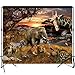 Tropical African Forest Jungle Safari Scenic Backdrop Large Banner Photography Studio Fabric Background Photobooth Prop 7x6feet #2195