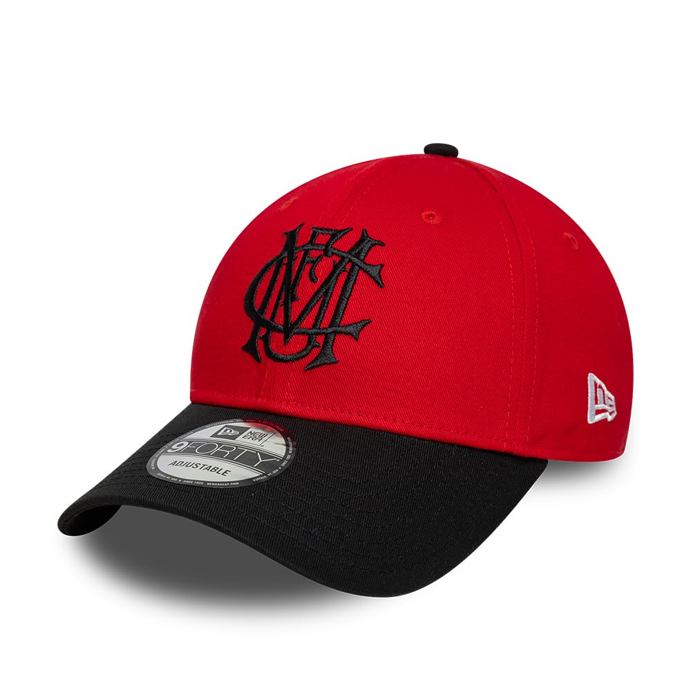 New Era Unisex Red Adults 9Forty Manchester United Football Club Baseball Cap Hat