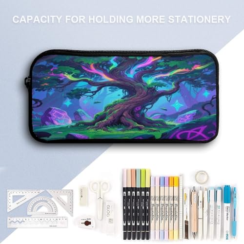 Elf Tree 3pcs Lightweight Travel Backpack Printed Backpack With Lunch Pack Storage Box Case4