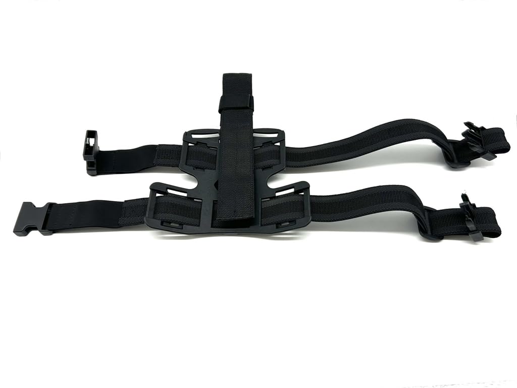 VEGA Pernera Táctica Fabricada en polímero con sujeción al cinturón por Dos Cintas al Muslo y Velcro Holster 8K16