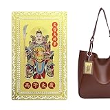 Tarjeta De Tai Sui Para El Año Nuevo Chino,Amuleto de Bendición de Cobre y Talismán - Disenos De Bendicion Del Ano Chino Del Caballo - para Atraer la Suerte Prosperidad Armonía Éxito Familia y Seres Q