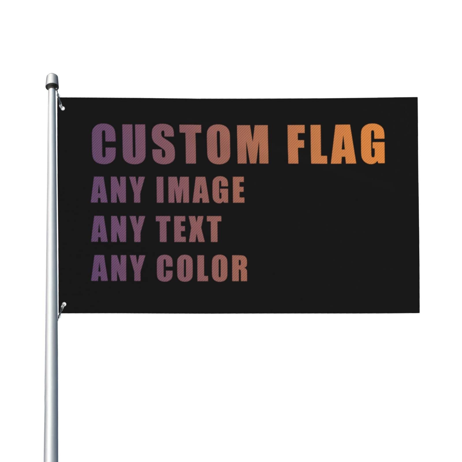 Custom Outdoor Flag 2X3 Ft 3X5 Ft 4X6 Ft Use Your Personalized Picture Text Or Logo To Customized Gifts Print One Side