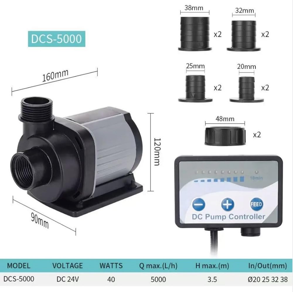 Amazon.com: Jebao Pump DCS 5000 L/H Series Aquarium Fish Tank