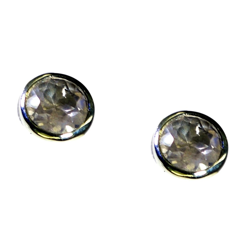 Boucles d'oreilles pierre de lune arc-en-ciel, le cadeau idéal en argent - 5